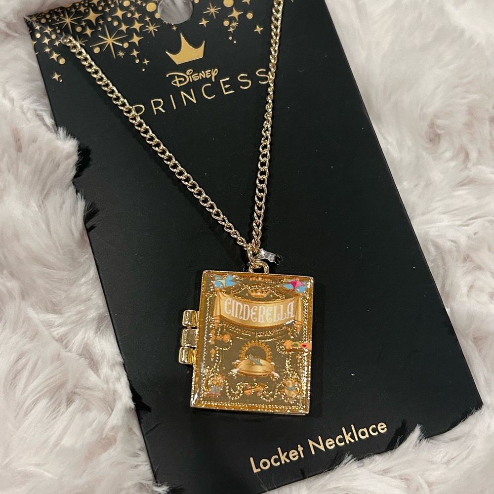 Disney Cinderella Gold Locket Necklace